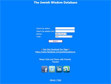 Tablet Screenshot of jewish-wisdom.com